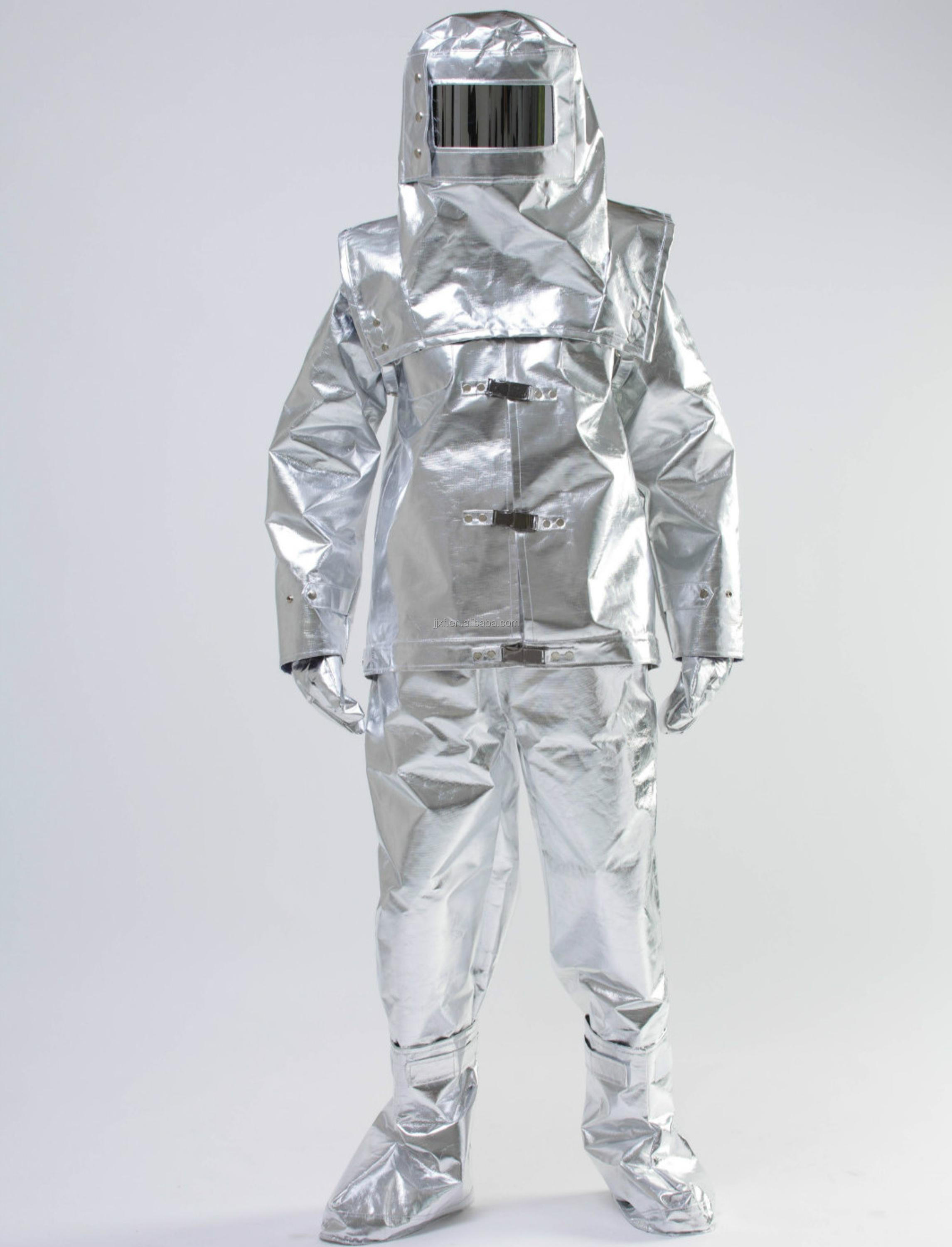  high temperature fire fighting aluminized fire proximity suit